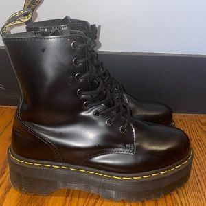 Dr. Marten Jadon Smooth Leather Platform Boots